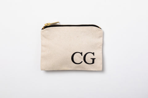 Classic Monogram Cream Coin Purse