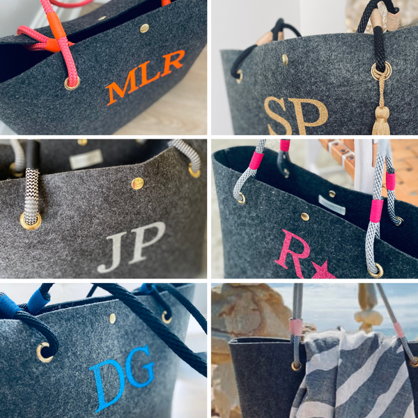 Eco Monogram Rope Handle Shopper